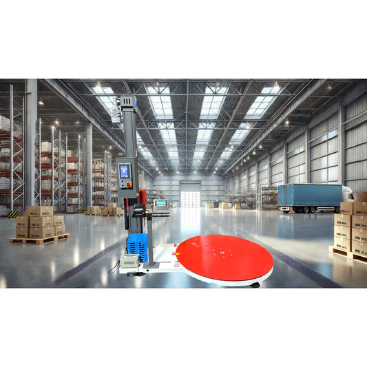 Automatic Pallet Wrapping Machine with Scale – 4,400 lb | SL-7200-X0-PS