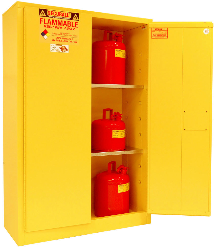 Securall A145 45 gallon flammable safety cabinet, manual close