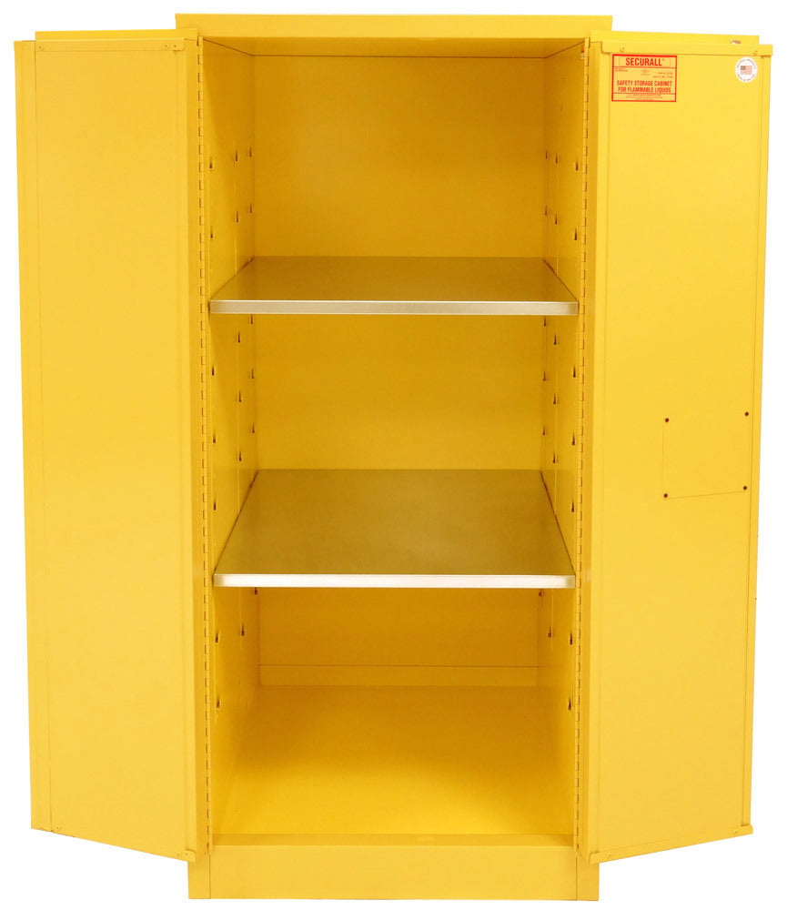 Securall A160 60 gallon flammable safety cabinet, manual close