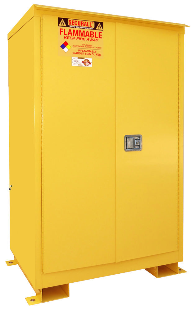 Securall A190WP1 90 gallon outdoor weatherproof flammable safety cabinet, manual close