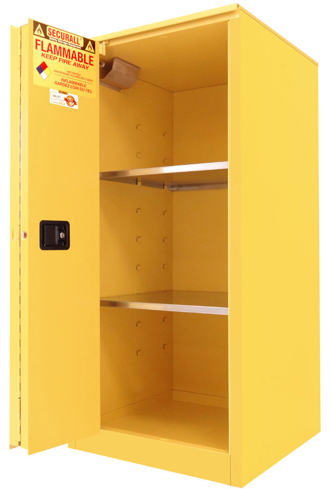 Securall A260 60 gallon flammable safety cabinet, self-closing sliding door