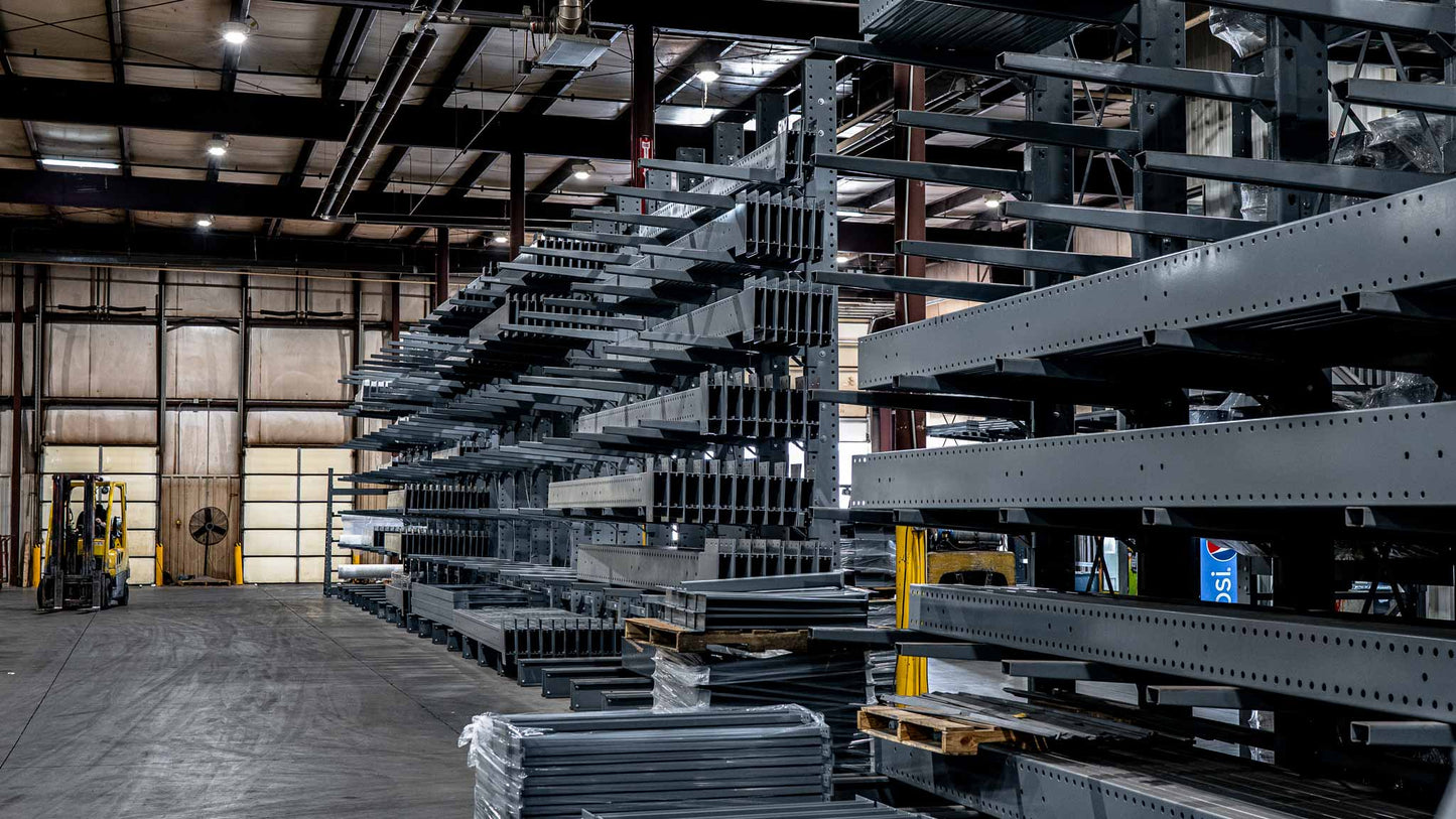 Heavy Duty Single-Sided Cantilever Rack Starter Kit 10' | SU10
