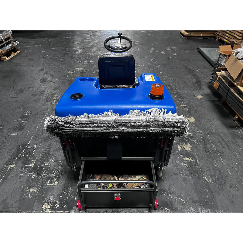 Ride-On Industrial Floor Sweeper & Vacuum – 55" Sweep | SL-WS1400