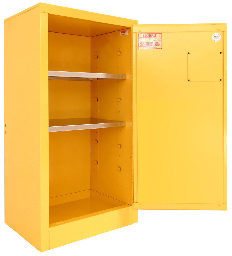 Securall P120 20 gallon paint & ink flammable safety cabinet, manual close