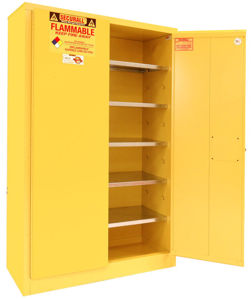 Securall P160 60 gallon paint & ink flammable safety cabinet, manual close