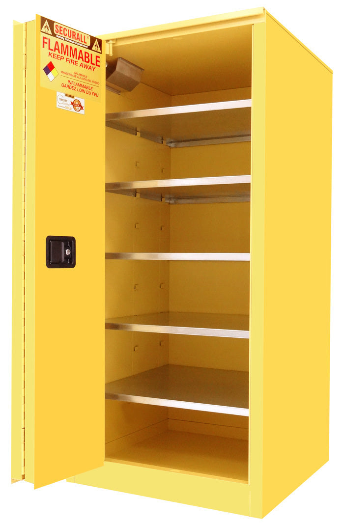 Securall P2120 120 gallon paint & ink flammable safety cabinet, self-closing sliding door