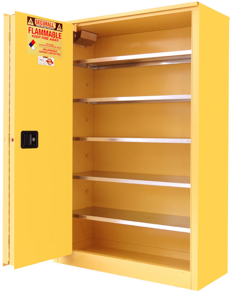 Securall P260 60 gallon paint & ink flammable safety cabinet, self-closing sliding door