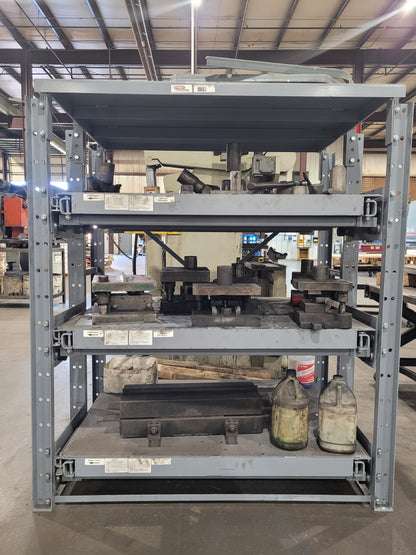 Roll-Out Shelf Rack Add-On 36" Wide 72" High – 3 Shelves | RSR336-3A / RSR346-3A