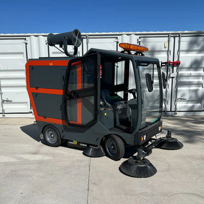 Ride-On Industrial Floor Sweeper & Vacuum – 78" Sweep | SL-WS2300