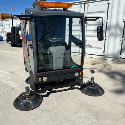 Ride-On Industrial Floor Sweeper & Vacuum – 78" Sweep | SL-WS2300