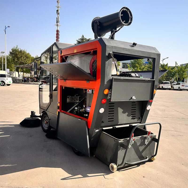 Ride-On Industrial Floor Sweeper & Vacuum – 78" Sweep | SL-WS2300
