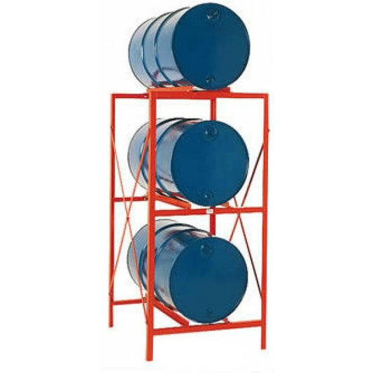 Drum Storage Rack – 3-Drum, 2,400 lb | DR3