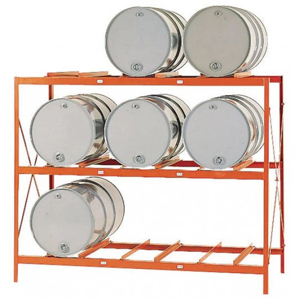 Drum Storage Rack – 9-Drum, 7,200 lb | DR9
