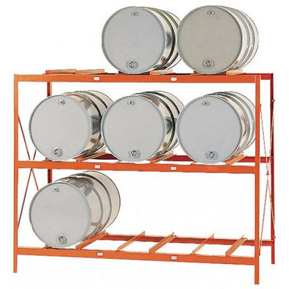 Drum Storage Rack – 9-Drum, 7,200 lb | DR9