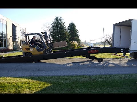 Copperloy 20,000 lb Mobile Yard Ramp — 84" Wide | SYR20-84-36PL8