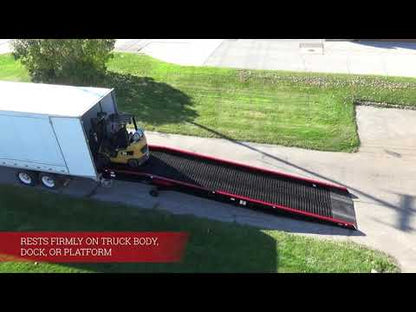 Copperloy 20,000 lb Mobile Yard Ramp — 84" Wide | SYR20-84-36PL8
