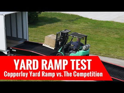 Copperloy 20,000 lb Mobile Yard Ramp — 84" Wide | SYR20-84-36PL8