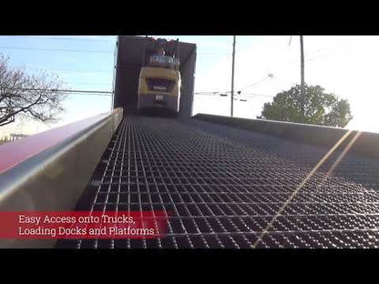 Copperloy 20,000 lb Mobile Yard Ramp — 84" Wide | SYR20-84-36PL8